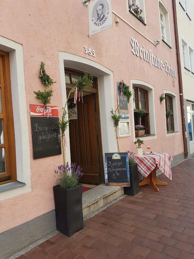 Weinstube Heigl Restaurante Pizzeria Puccini Otel Landshut Dış mekan fotoğraf